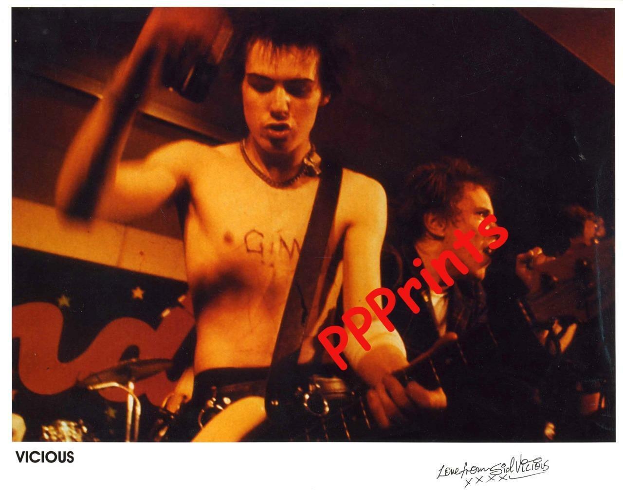 SID VICIOUS Sex Pistols AUTOGRAPH 10X 8