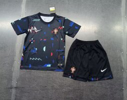 2024 Portugal Training Kids Kit Football Shirt Thai Quality