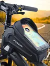 1.5L Bike Front Frame Bag Hard Shell Cycling Pouch for Road Bikes Mountain Bikes