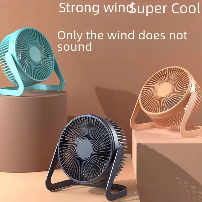 5-inch Mini Desktop Plug-in Silent Office Electric Fan Usb Small Circulating Fan Compact Size For Home Use2