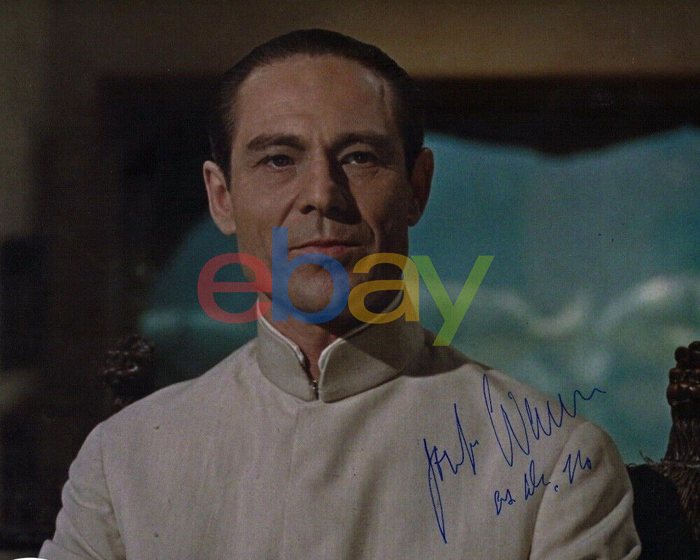 JOSEPH WISEMAN SIGNED 'DR NO' 8X10 Photo Poster painting AUTOGRAPH James Bond 007 reprint