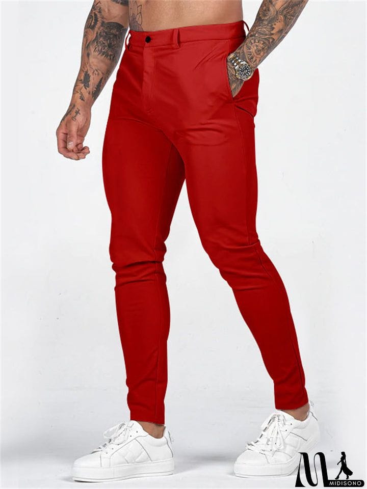 MidiSono - Men's Spring Casual Slim Fit Skinny Pants