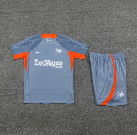 23/24 Inter Milan Training Kit Short Sleeve Football Shirt Thai Quality