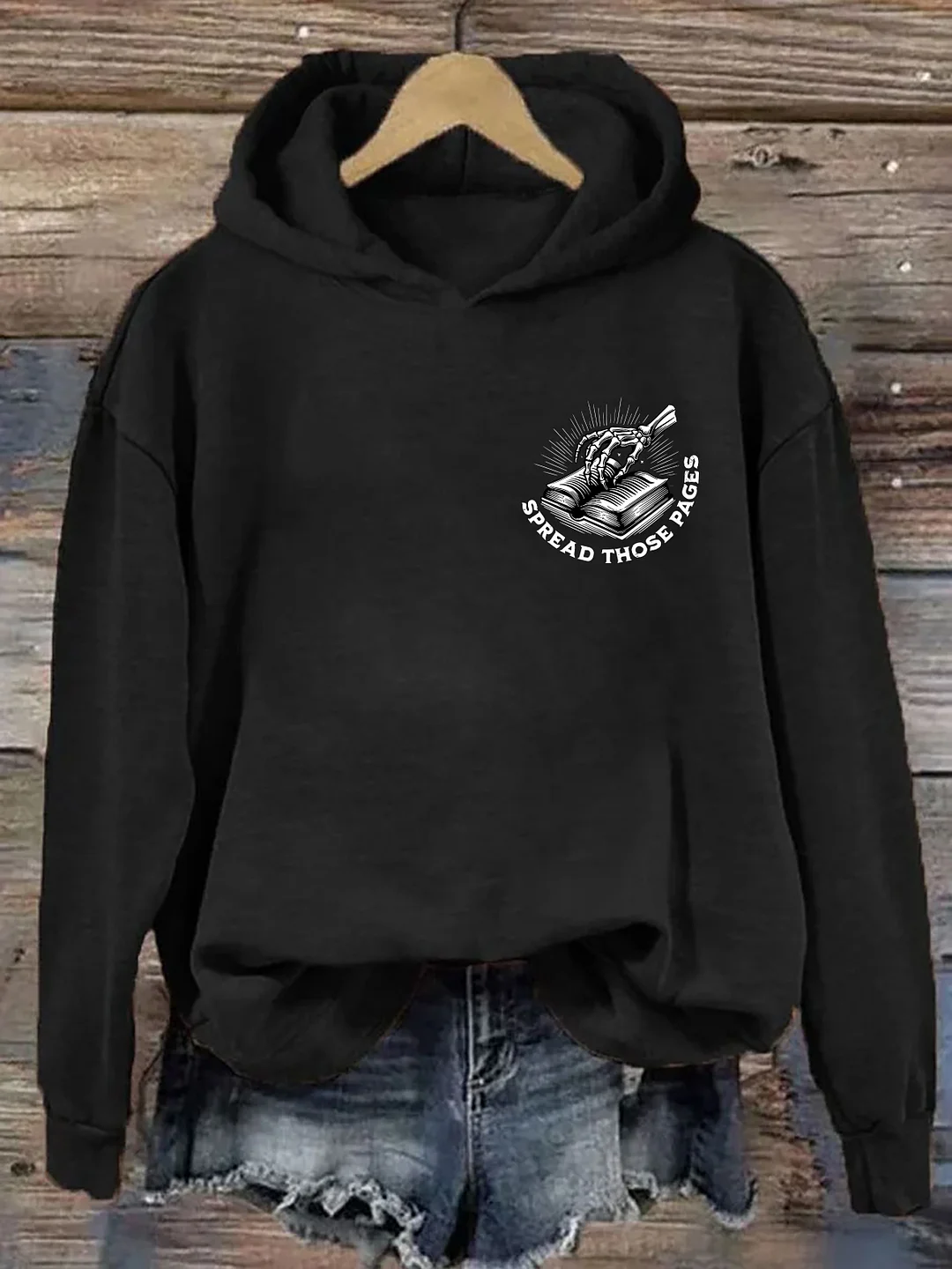 I Look Better Bent Over A Book Hoodie