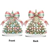 (US Local)Christmas Tree Print DIY Diamond Painting Tabletop Ornaments Decorations