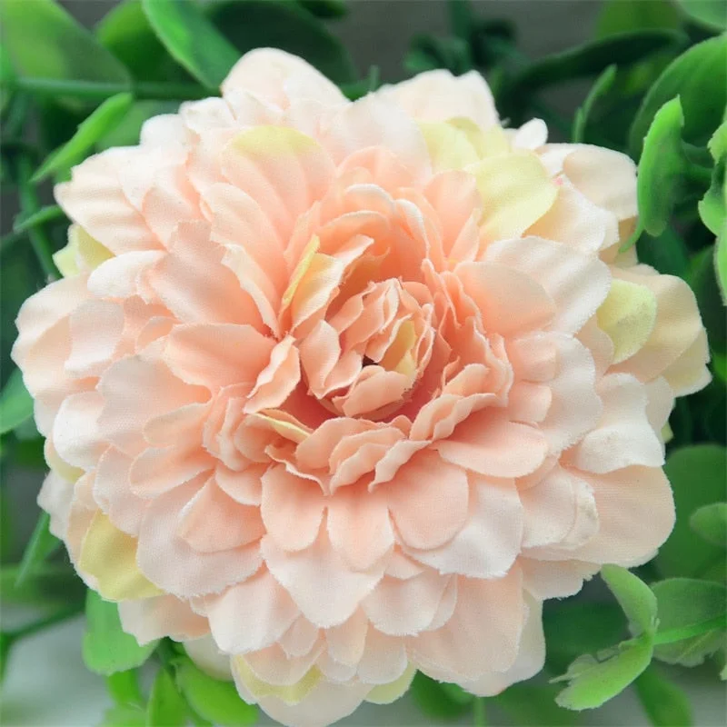 20pcs/lot 7cm  Artificial Silk Dahlia Daisy Chrysanthemum Flower Heads For Home Wedding Decoration Handmade DIY Fake Flowers