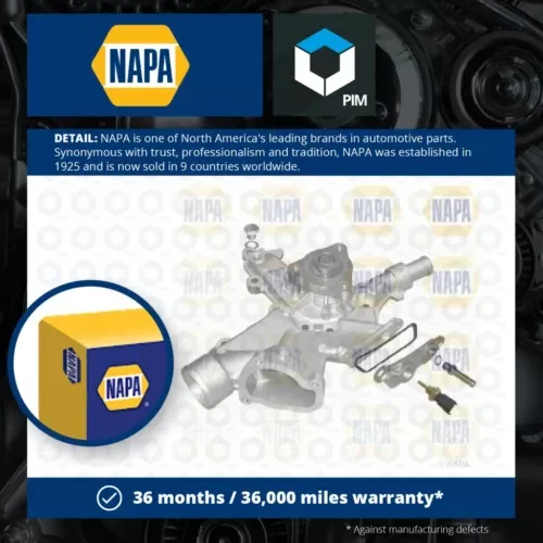 Water Pump fits OPEL ASTRA G 1.2 98 to 05 Coolant NAPA 1334079 1334130 6334022 Parts