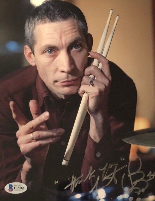 Charlie Watts signed autographed 8x10 Photo Poster painting Rolling Stones BECKETT COA