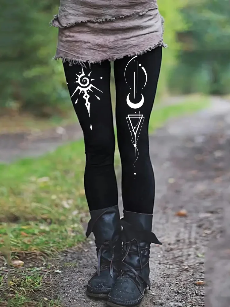 Gothic Art Print Leggings