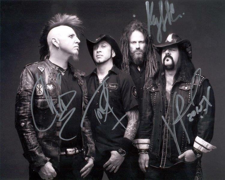 REPRINT - HELL YEAH Band Vinnie Paul Signed 8 x 10 Glossy Photo Poster painting Poster RP