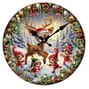 Diamond Painting Christmas Deer Wall Clock