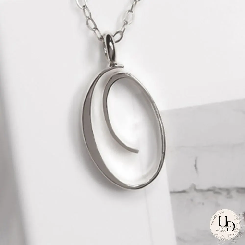 Letter Name Necklace Alphabet Initial Cursive Gold Silver Personalized Bridesmaid Gift