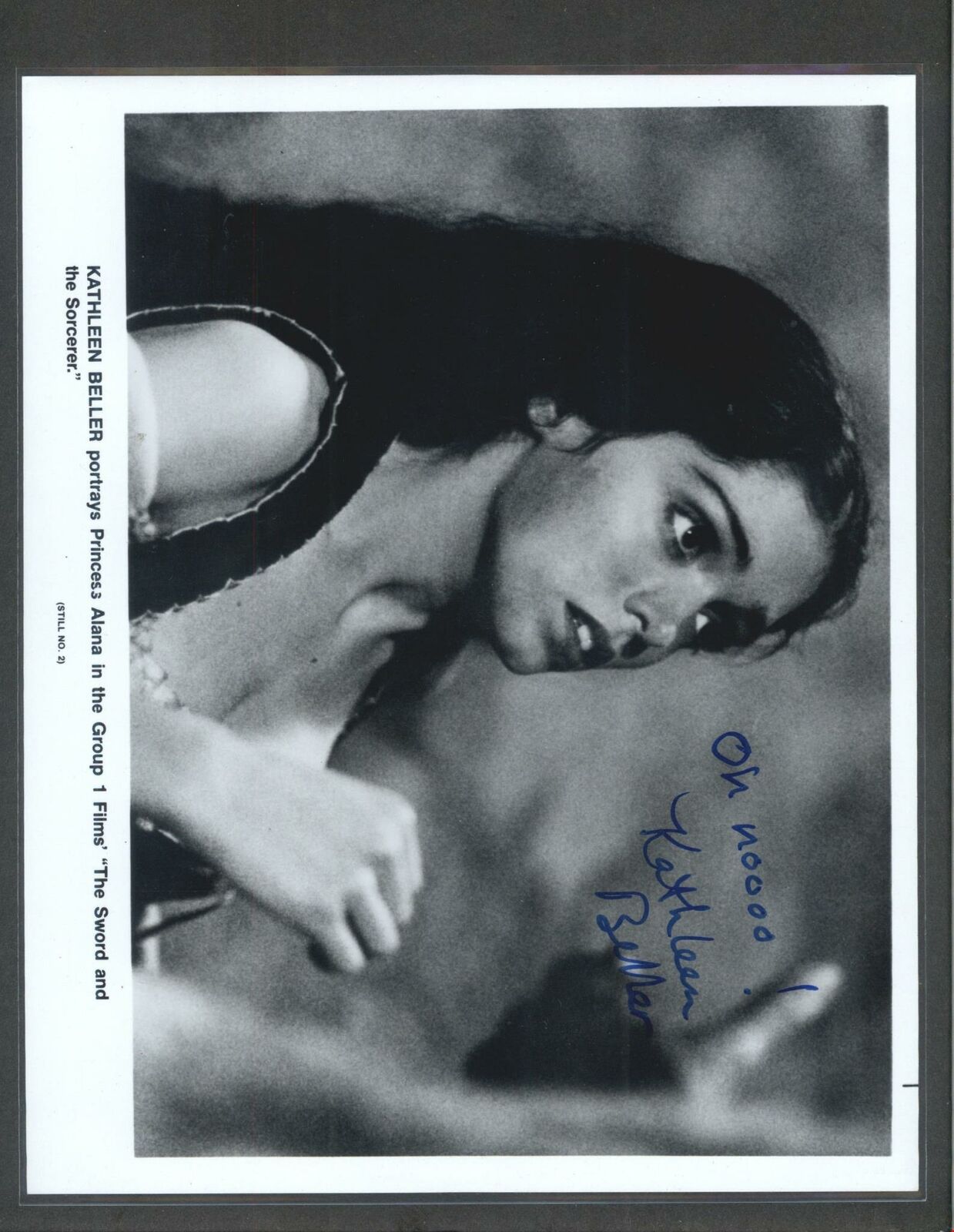 Kathleen Beller - Signed Autograph Movie Still - The Sword and the Sorcerer