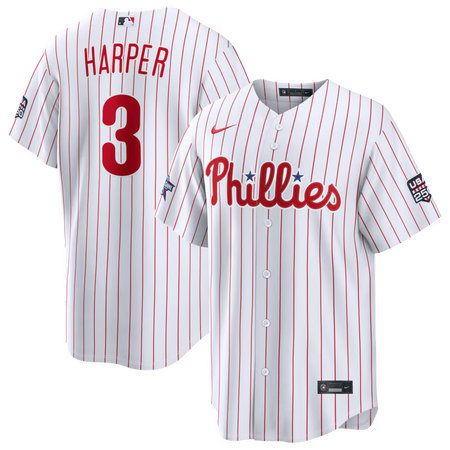 Youth Philadelphia Phillies #3 Bryce Harper Nike White 2026 All-Star Game Replica Jersey