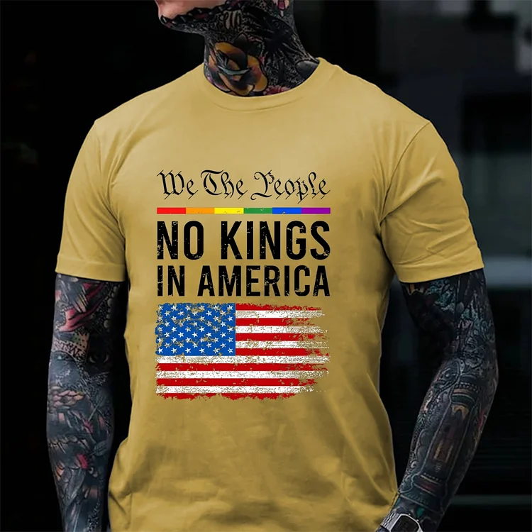 No Kings In America T-shirt