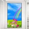 uk.everydayedeals (Limited Stock)Diamond Painting - Full Round - Blue Sky Rainbow Flower(40*70cm)