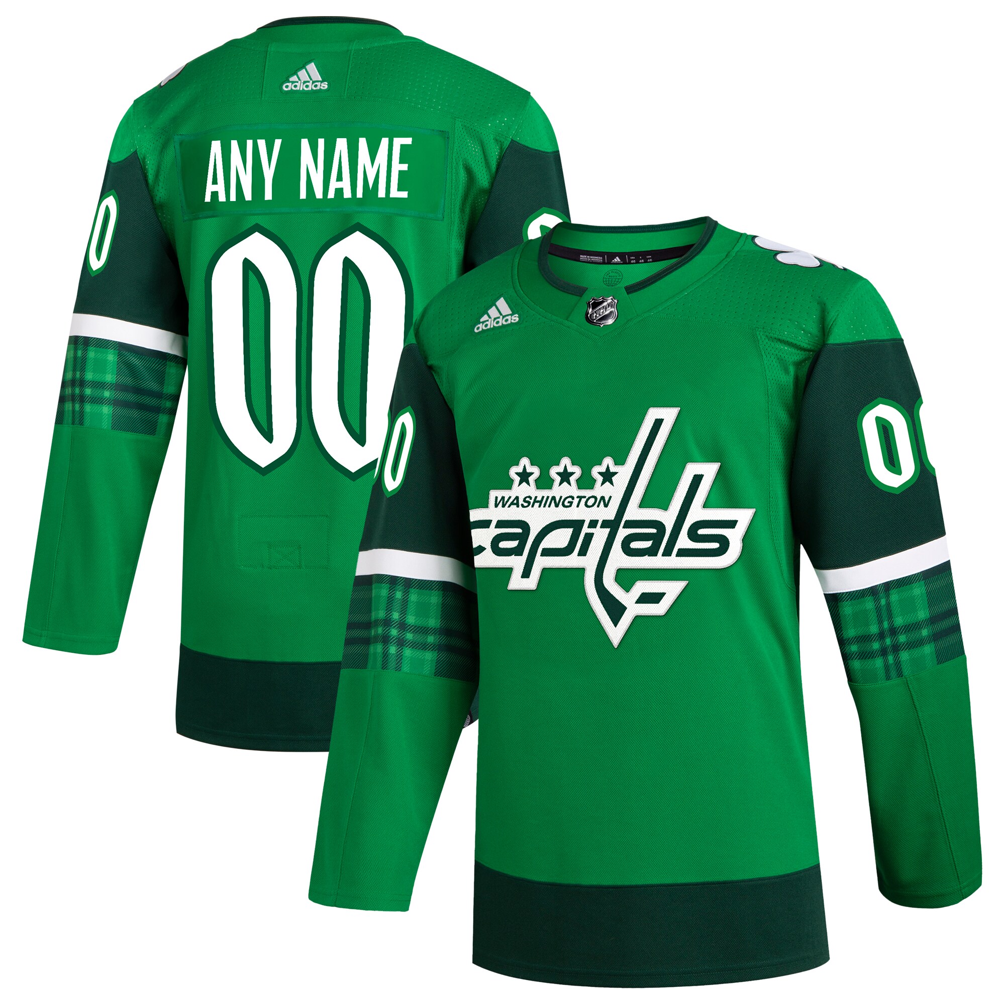Washington Capitals  St. Patrick’s Day  Custom Jersey – Kelly Green mysite