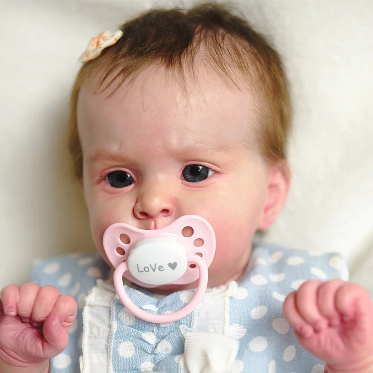 20" Reborn Girl Gency,Handmade Simulation Reborn Cloth Body Baby Doll Set,Best Kids Gifts 2023