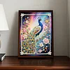 Diamond Painting-DIY Special Shaped Drill Pearl Painting Peacock(30x40cm)