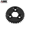 AMK 4Pcs Metal UTB18 Upgrades Bevel Gear 13T+23T Axle Ring Pinion Set Helical Differential Gears for 1/18 RC Crawler Car Axial UTB18 (2)
