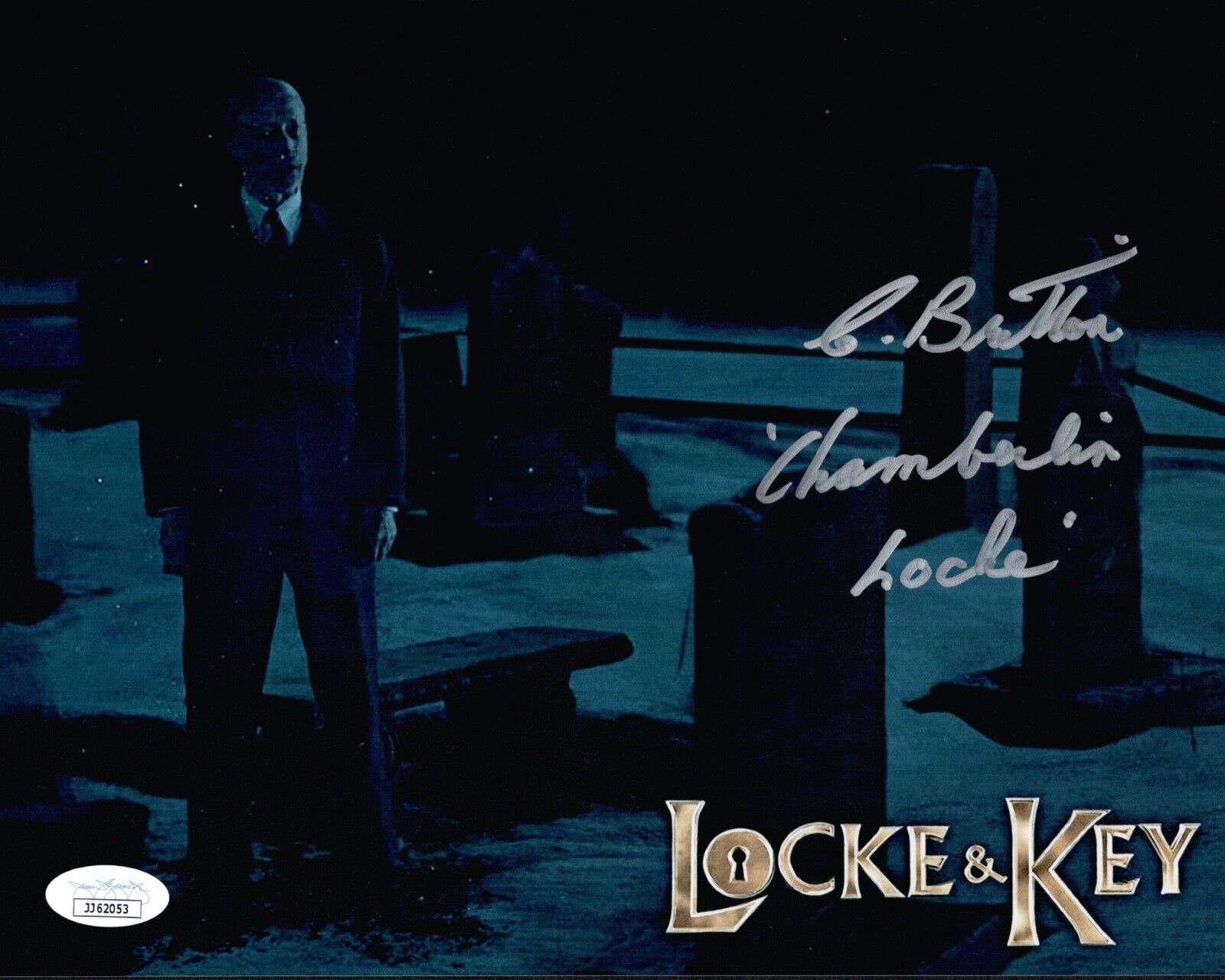 CHRIS BRITTON Signed LOCKE & KEY 8x10 Photo Poster painting CHAMBERLIN Autograph JSA COA Cert