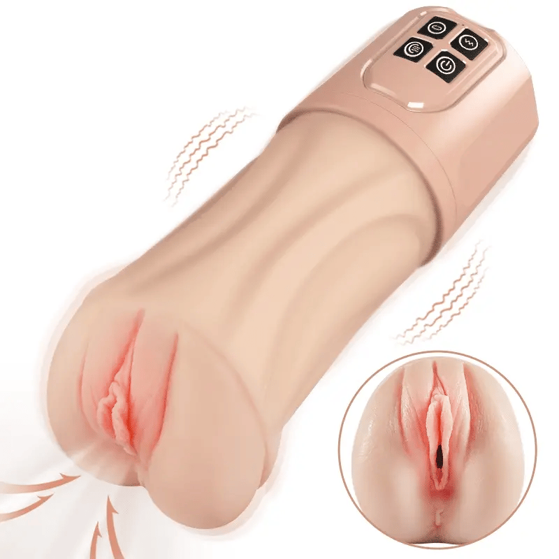 XPGear XV7 Suction Vibrating Stroker — Pulse Vibe & Training Grip