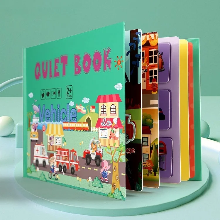 Busy Book for Child to Develop Learning Skills Montessori Interactive Toys Quiet Book for Toddlers