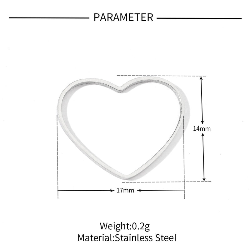 20 PCS/Package 28.5*30mm 6*11mm 7 * 12mm 201 Stainless Steel 18K Gold Plated Star Heart Shape Smile Face Polished Pendant