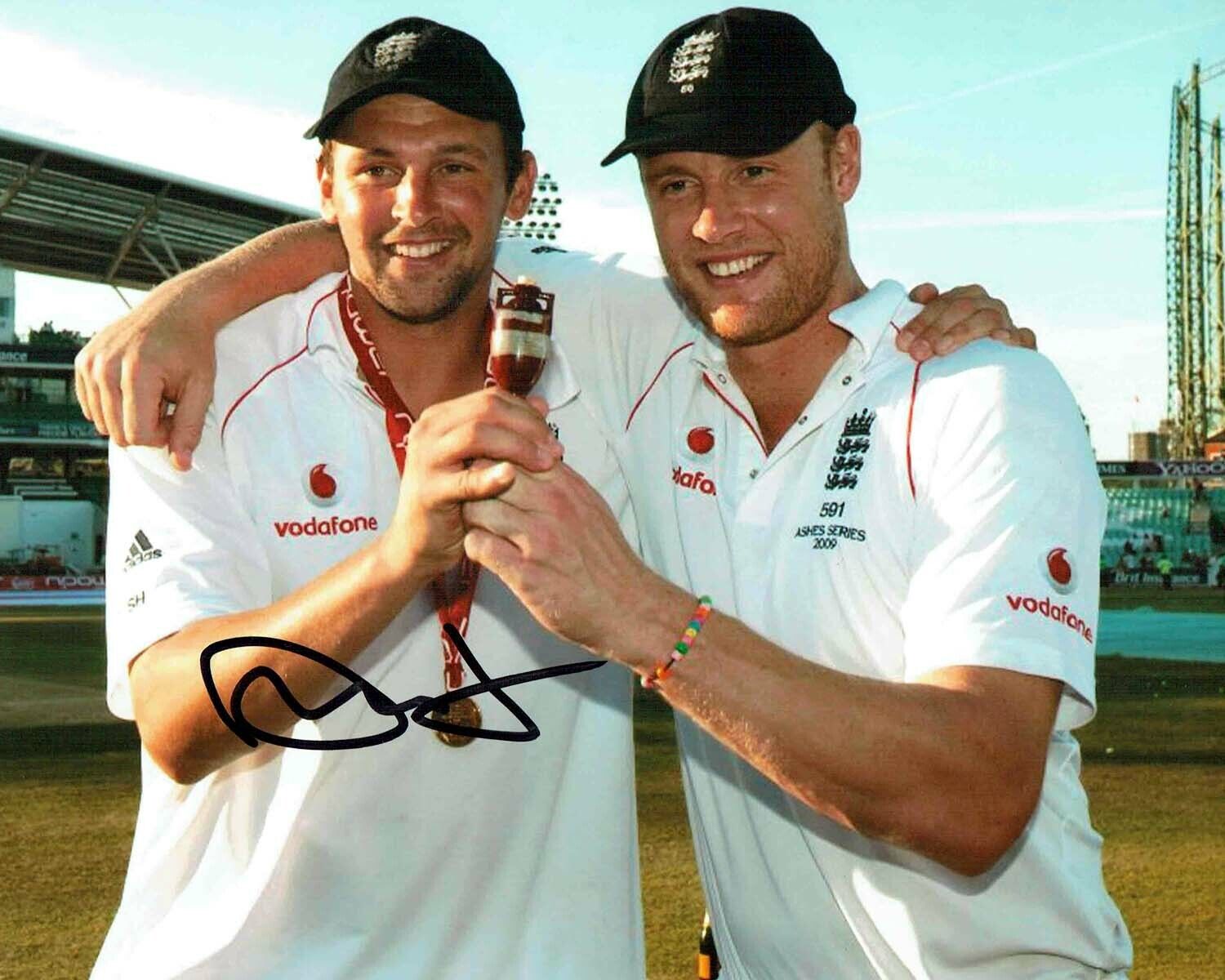 Steve HARMISON Signed Autograph 10x8 Photo Poster painting AFTAL COA England CRICKET ASHES