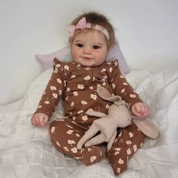  [New] 20" Reborn Toddler Realistic Baby Doll Girl Vaona with Chubby Lifelike Face - Reborndollsshop®-Reborndollsshop®