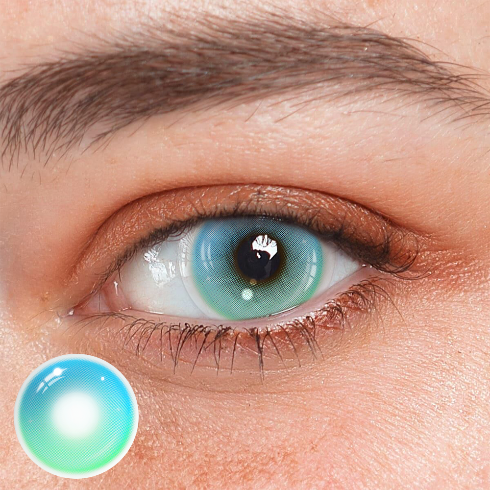 Cosplay Midsummer's Day Green Coloured Contact Lenses