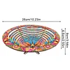 (US Local)Diamond Painting Wooden Serving Tray Decorative Diamond Painting Dining Plate(G)