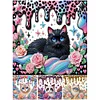 (Multistyle) Chat - Peinture Diamant En Forme Sp&eacute;ciale - 30 * 30CM