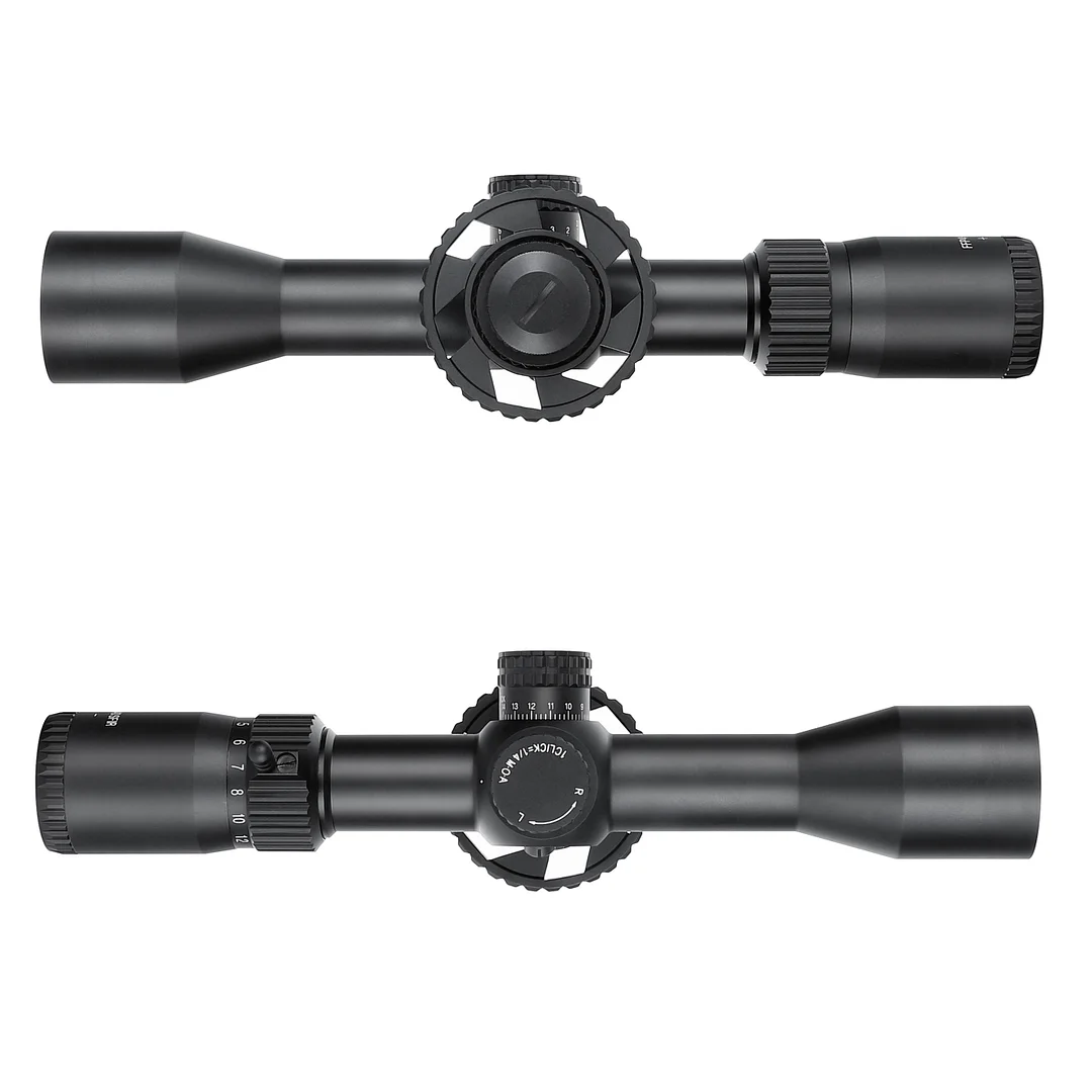 ohhunt® FFP 4-14X40 SFIR First Focal Plane 11 Level Red Illuminator Side Parallax Tactical FFP Scope 