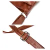 Sac &agrave; bandouli&egrave;re en cuir souple &agrave; pochettes multiples