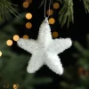 White Fluffy Christmas's Tree Hanging Decor Props
