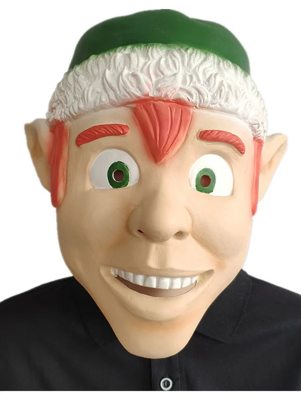 Christmas Elf Cosplay Santa Claus Mask-elleschic