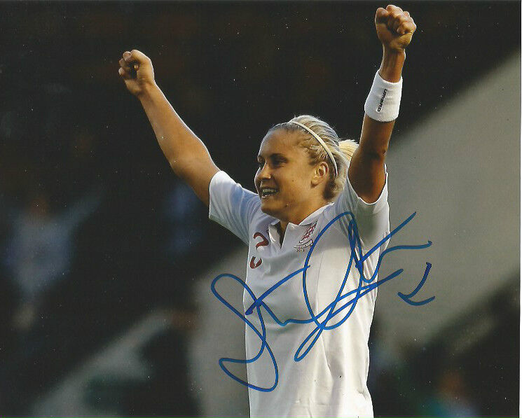 England Steph Houghton Autographed Signed 8x10 Photo Poster painting COA A