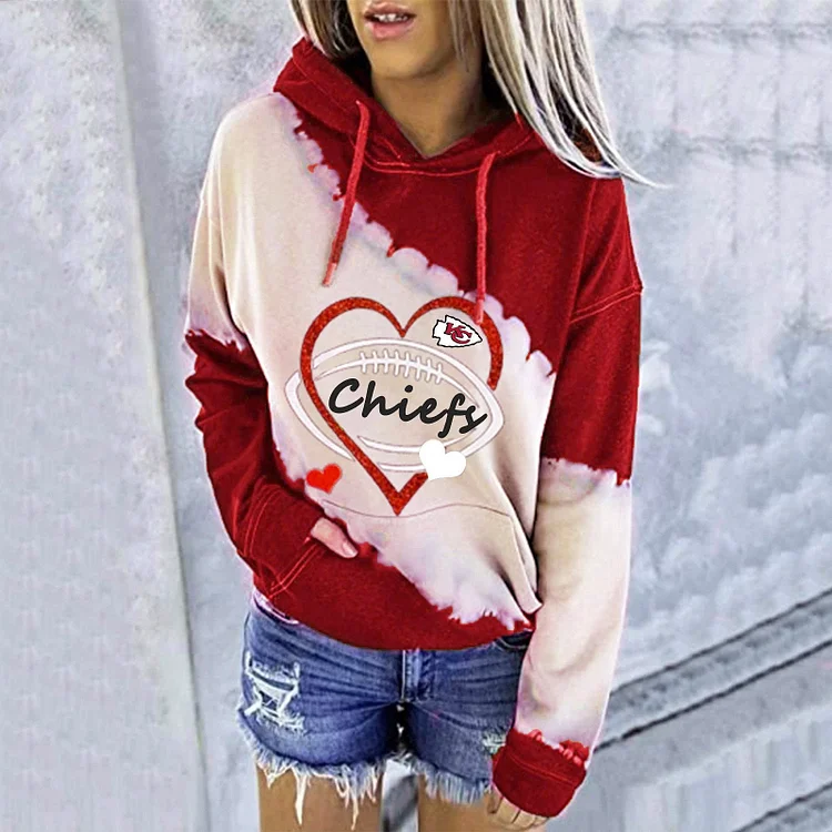 Kansas City Chiefs
Fashion Printed Patchwork Hoodie