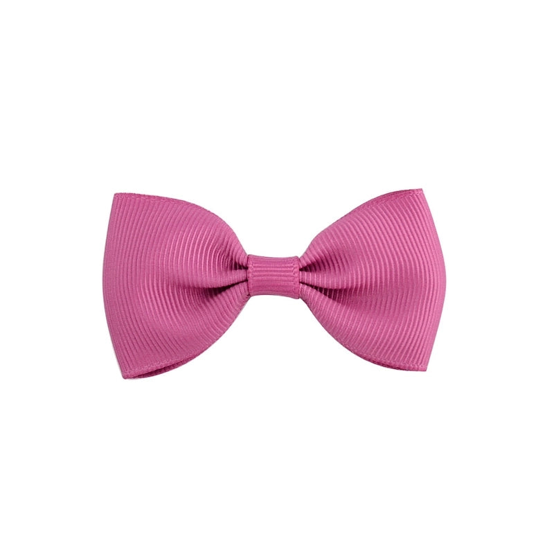 Solid Color Children’s Bow European Version Cute Hairpin Baby Hair Accessories Flat Head Bow Tie 643