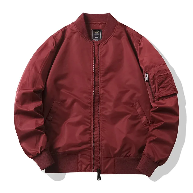 Men's Casual Loose Bomber Jacket