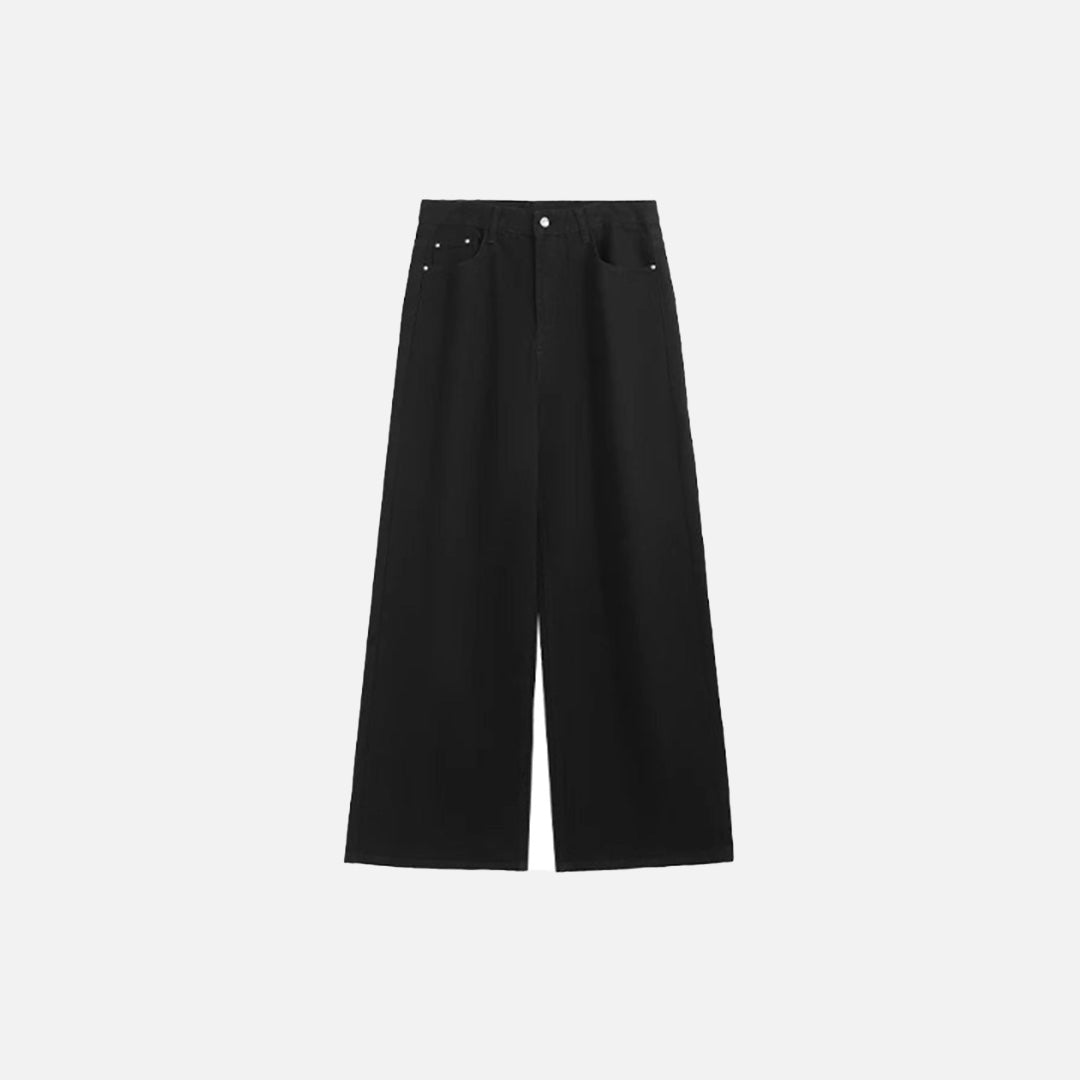 Relaxed Fit Wide-Leg Jeans