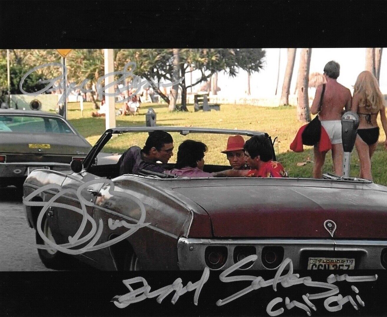 * STEVEN BAUER, PEPE SERNA & ANGEL SALAZAR * signed 8x10 Photo Poster painting * SCARFACE * 2