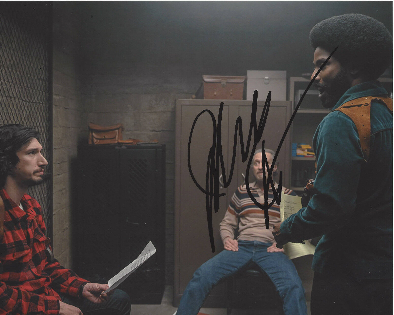 JOHN DAVID WASHINGTON SIGNED AUTHENTIC 'BLACKKKLANSMAN' 8X10 Photo Poster painting K w/COA PROOF