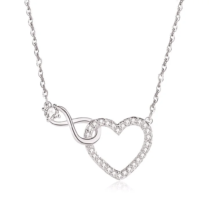 For Friend - S925 I'll Always be There for You Infinity Love Necklace