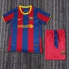 Joyfball 2010-2011 Kids Size Retro Barcelona Home Football Shirt 1:1 Thai Quality
