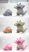 1/20 Scale World Zukan Evolution of Sandslash Set & Alola Sandslash Set & Rhyhorn Set & Dugtrio Set - Pokemon Resin Statue - VS Studio