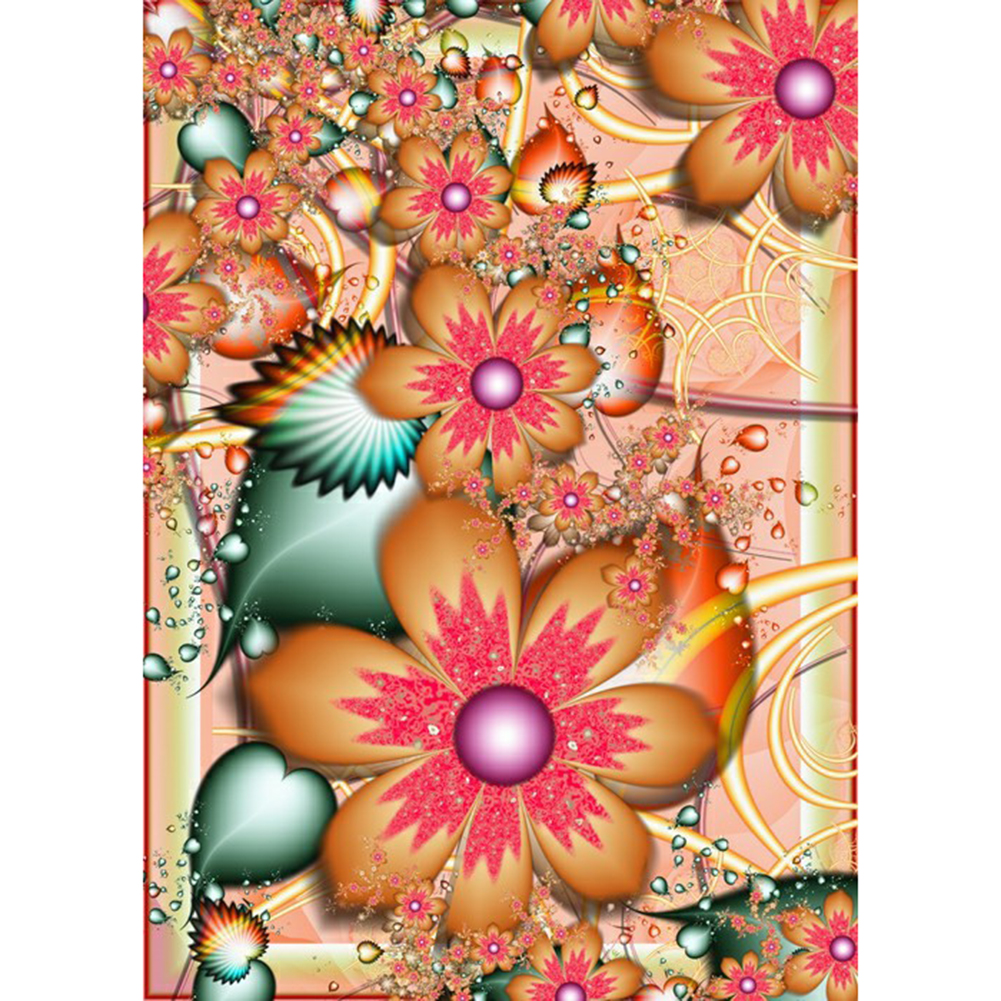 

Abstract Pattern - Round Drill Diamond Painting - 30*40CM, 501 Original