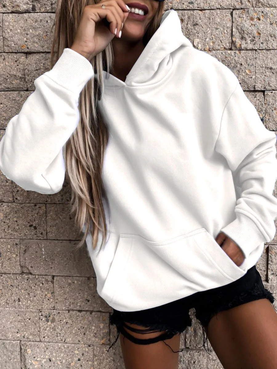 Solid Color Hoodie