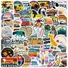 50 PCS California Transferable Stickers for DIY Project Laptop Suitcase Decorating